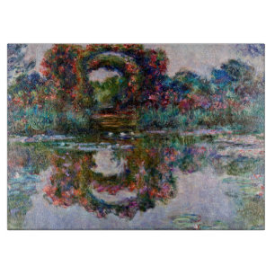 Claude Monet - Der Künstlergarten bei Giverny Schneidebrett