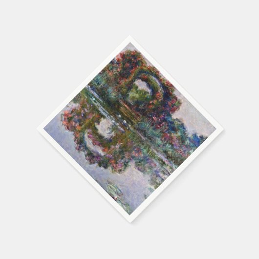 Claude Monet - Der Künstlergarten bei Giverny Serviette (Ecke)