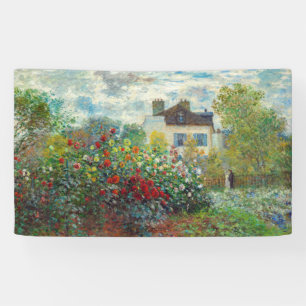 Claude Monet - Der Künstlergarten in Argenteuil Banner