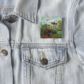 Claude Monet - Der Künstlergarten in Argenteuil Button (Beispiel)