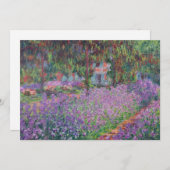 Claude Monet | Der Künstlergarten in Giverny Dankeskarte (Vorne/Hinten)