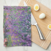 Claude Monet | Der Künstlergarten in Giverny Geschirrtuch (Viertel Falte)