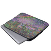 Claude Monet | Der Künstlergarten in Giverny Laptopschutzhülle (Vorne Knopf)