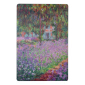 Claude Monet| Der Künstlergarten in Giverny Mini Klemmbrett (Rückseite)
