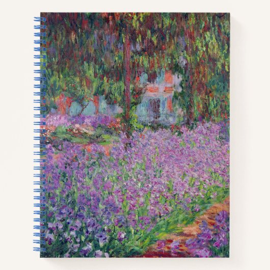 Claude Monet | Der Künstlergarten in Giverny Notizblock (Vorderseite)