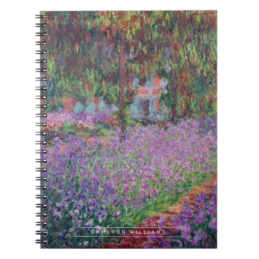 Claude Monet | Der Künstlergarten in Giverny Notizblock (Vorderseite)