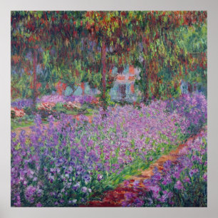 Claude Monet   Der Künstlergarten in Giverny Poster