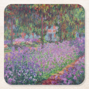 Claude Monet Der Künstlergarten in Giverny Rechteckiger Pappuntersetzer