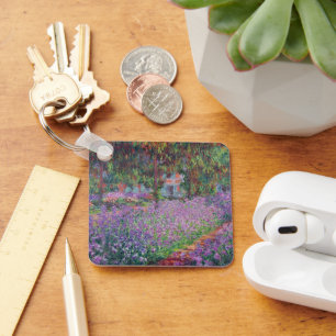 Claude Monet Der Künstlergarten in Giverny Schlüsselanhänger