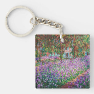 Claude Monet - Der Künstlergarten in Giverny Schlüsselanhänger
