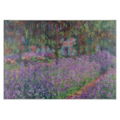 Claude Monet | Der Künstlergarten in Giverny Schneidebrett (Vorderseite)