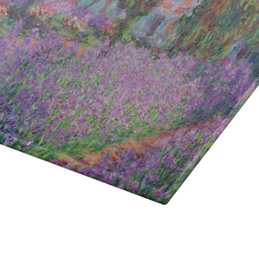 Claude Monet | Der Künstlergarten in Giverny Schneidebrett (Ecke)