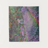 Claude Monet | Der Künstlergarten in Giverny Wandteppich (Vorderseite)