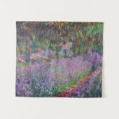 Claude Monet | Der Künstlergarten in Giverny Wandteppich (Vorderseite (Horizontal))