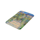 Claude Monet - Der Künstlergarten in Vetheuil Badematte (Schrägansicht)