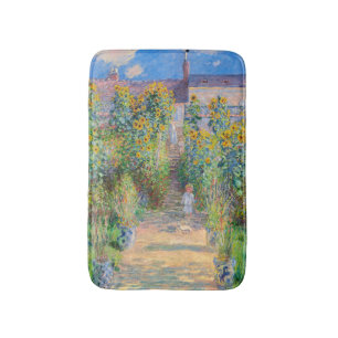 Claude Monet - Der Künstlergarten in Vetheuil Badematte