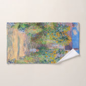 Claude Monet - Der Künstlergarten in Vetheuil Badhandtuch Set (Handtuch)