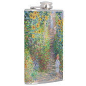 Claude Monet - Der Künstlergarten in Vetheuil Flachmann (Rechts)