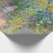 Claude Monet - Der Künstlergarten in Vetheuil Geschenkpapier (Ecke)