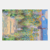 Claude Monet - Der Künstlergarten in Vetheuil Geschenkpapier Set (Vorderseite 2)