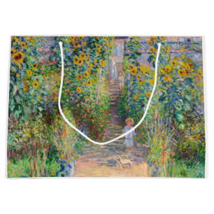 Claude Monet - Der Künstlergarten in Vetheuil Große Geschenktüte