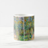Claude Monet - Der Künstlergarten in Vetheuil Kaffeetasse (Mittel)