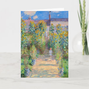 Claude Monet - Der Künstlergarten in Vetheuil Karte