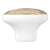 Claude Monet - Der Künstlergarten in Vetheuil Keramikknauf (Seitenansicht)