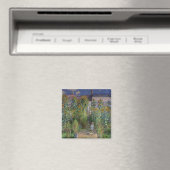 Claude Monet | Der Künstlergarten in Vetheuil Magnet (In Situ (Geschirrspüler))