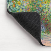 Claude Monet - Der Künstlergarten in Vetheuil Mousepad (Ecke)