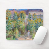 Claude Monet - Der Künstlergarten in Vetheuil Mousepad (Mit Mouse)