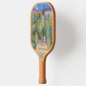 Claude Monet - Der Künstlergarten in Vetheuil Pickleball Schläger (Links)