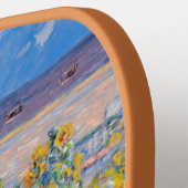 Claude Monet - Der Künstlergarten in Vetheuil Pickleball Schläger (Linke Seite)