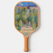 Claude Monet - Der Künstlergarten in Vetheuil Pickleball Schläger (Rückseite)
