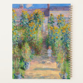 Claude Monet - Der Künstlergarten in Vetheuil Planer (Rückseite)