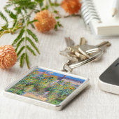 Claude Monet - Der Künstlergarten in Vetheuil Schlüsselanhänger (Seite)