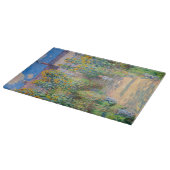 Claude Monet - Der Künstlergarten in Vetheuil Schneidebrett (Ecke)