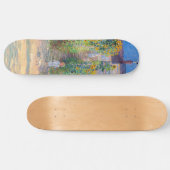 Claude Monet - Der Künstlergarten in Vetheuil Skateboard (Horizontal)