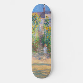 Claude Monet - Der Künstlergarten in Vetheuil Skateboard