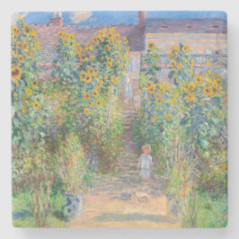 Claude Monet - Der Künstlergarten in Vetheuil Steinuntersetzer