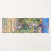 Claude Monet - Der Künstlergarten in Vetheuil Yogamatte (Vorderseite (Horizontal))