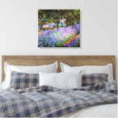 Claude Monet Der Künstlergarten von Giverny Leinwanddruck (Insitu (Schlafzimmer))