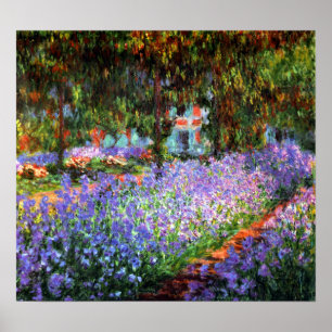 Claude Monet Der Künstlergarten von Giverny Poster