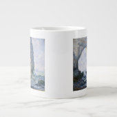 Claude Monet| Der Manneporte Etretat Jumbo-Tasse (Vorderseite)