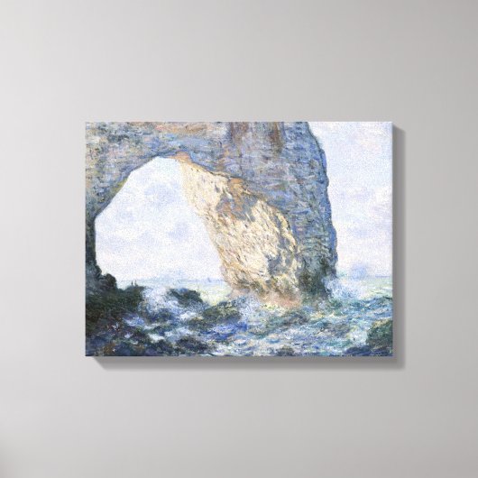 Claude Monet | Der Manneporte Etretat Leinwanddruck (Vorderseite)