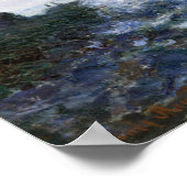 Claude Monet | Der Manneporte Etretat Poster (Ecke)