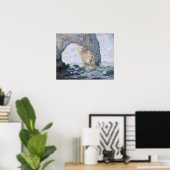 Claude Monet | Der Manneporte Etretat Poster (Heimbüro)