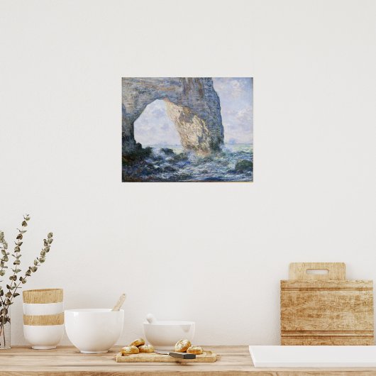 Claude Monet | Der Manneporte Etretat Poster (Küche)