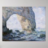 Claude Monet | Der Manneporte Etretat Poster (Vorne)