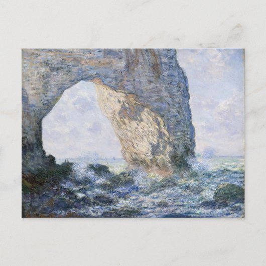 Claude Monet | Der Manneporte Etretat Postkarte (Vorderseite)